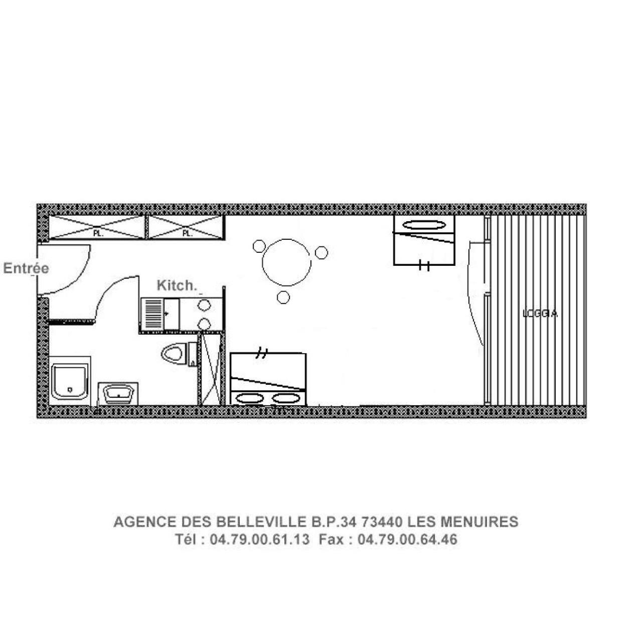 Residence Les Charmettes - Studio Lumineux - Centre Station - Balcon Mae-2824 Saint-Martin-de-Belleville Luaran gambar